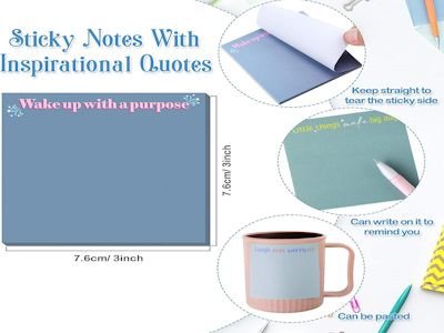 Simple Morandi Color English Sticky Note Paper Office Stationery Student Sticky Note Book N Times Sticky Note